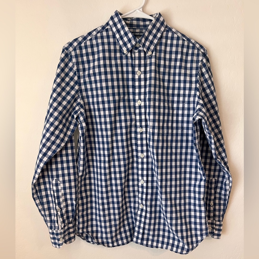 OLD NAVY Blue Gingham S